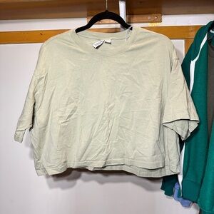 HSM divided women's crop top 100% cotton